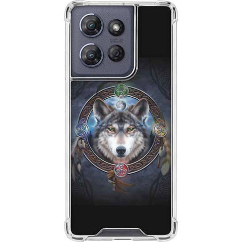 Celtic Wolf Guide by Brigid Ashwood Moto G Play 5G (2025) Clear Case